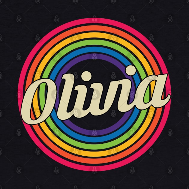 Olivia - Retro Rainbow Style by MaydenArt